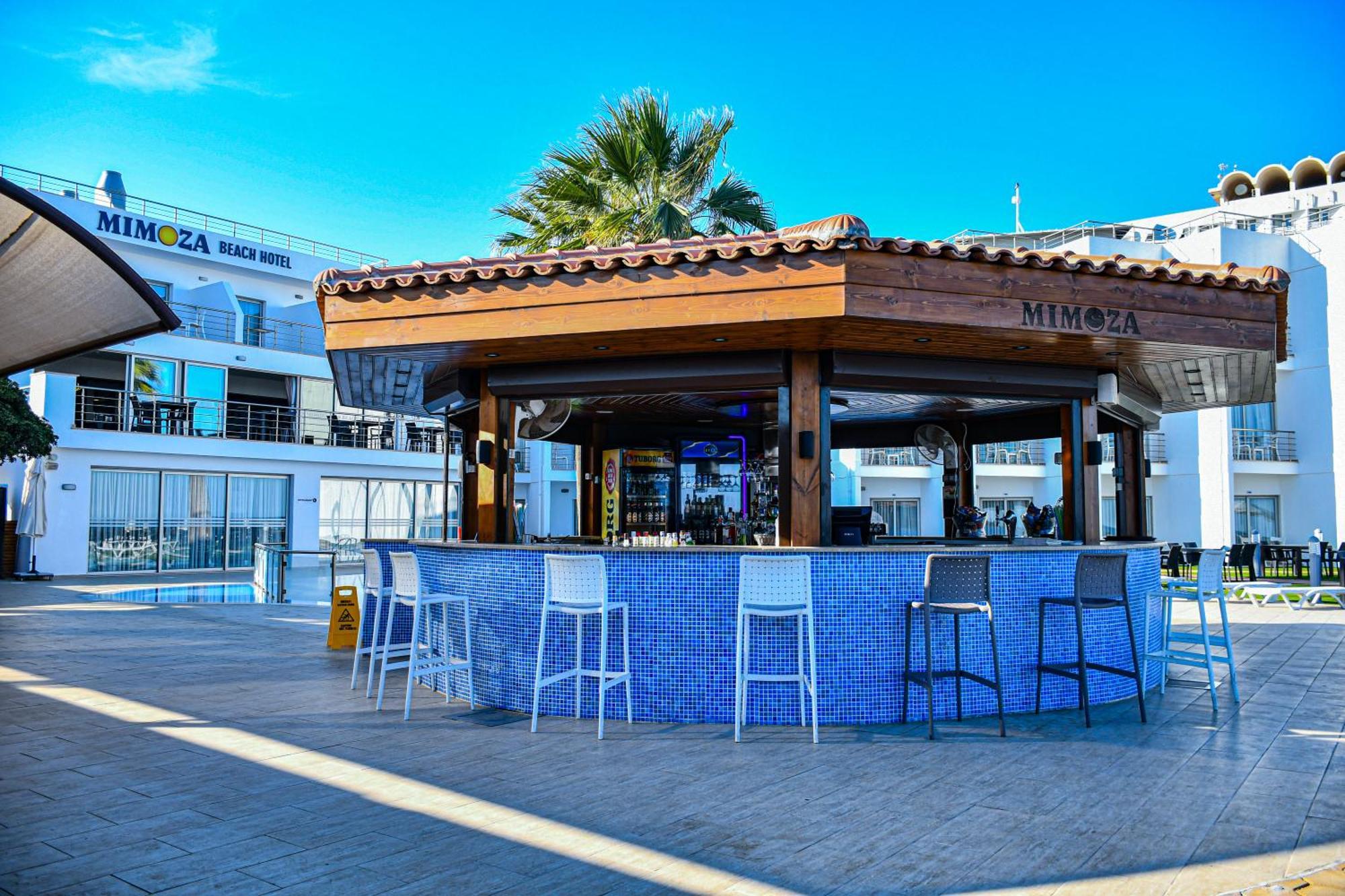 Mimoza Beach Hotel Agios Sergios المظهر الخارجي الصورة