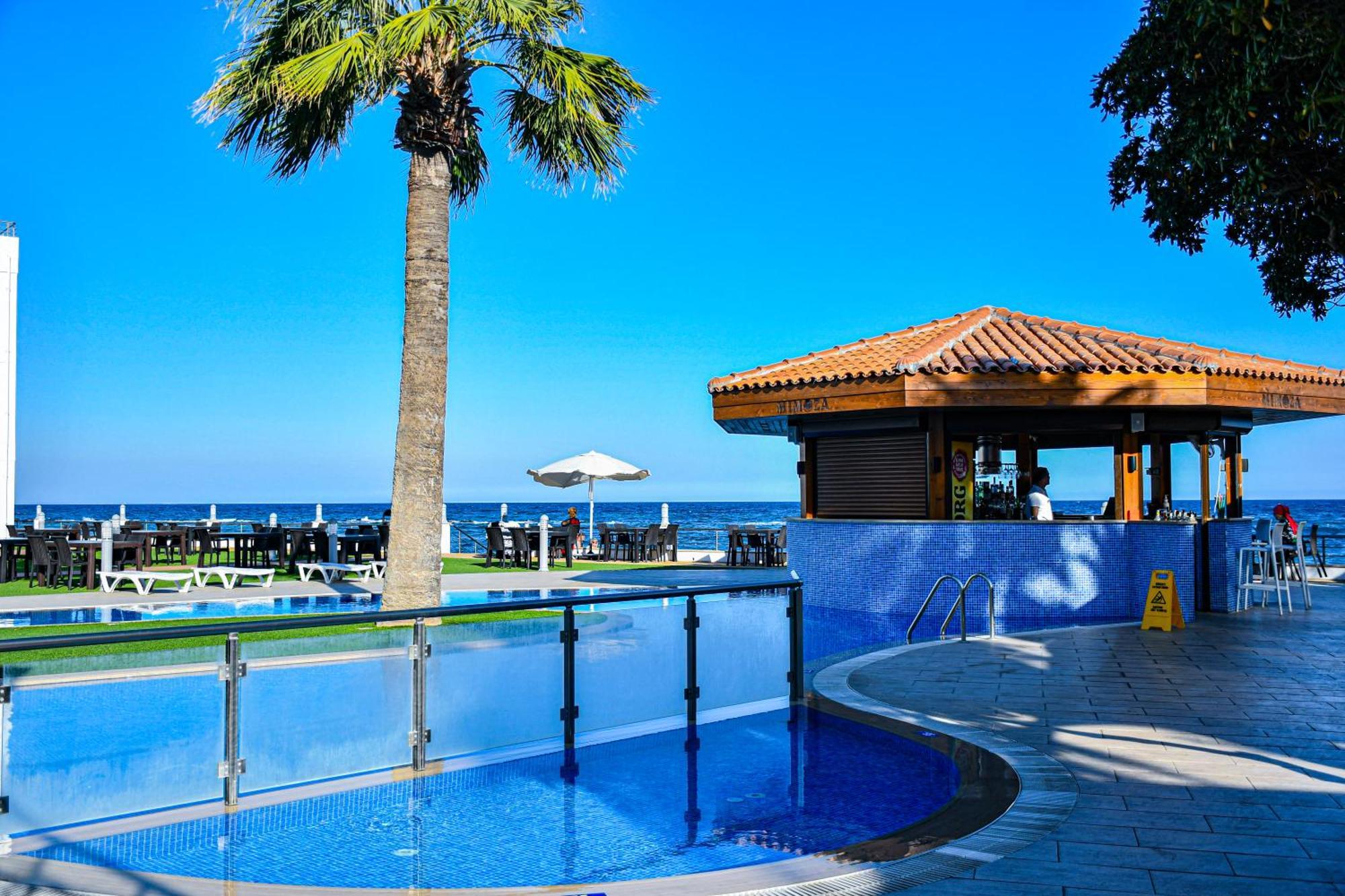 Mimoza Beach Hotel Agios Sergios المظهر الخارجي الصورة