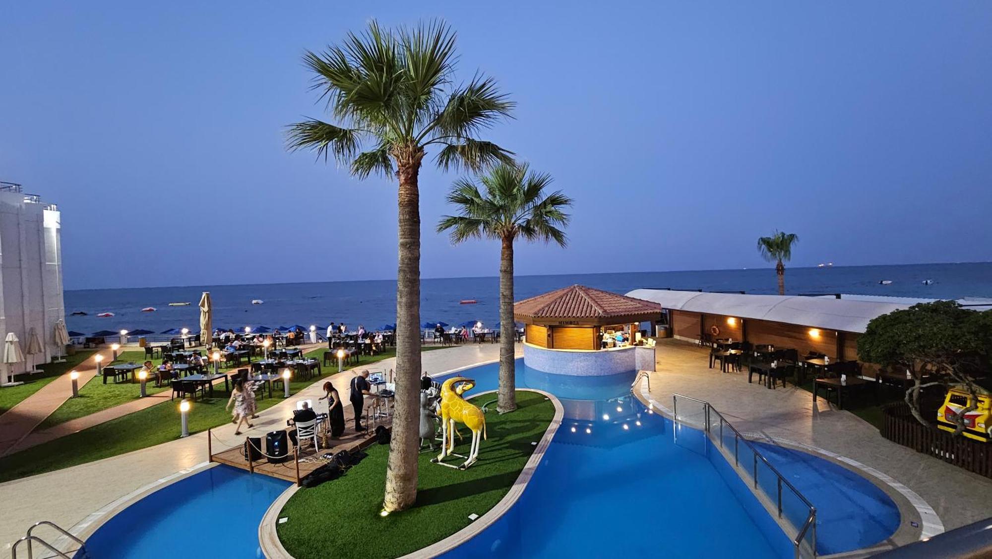 Mimoza Beach Hotel Agios Sergios المظهر الخارجي الصورة
