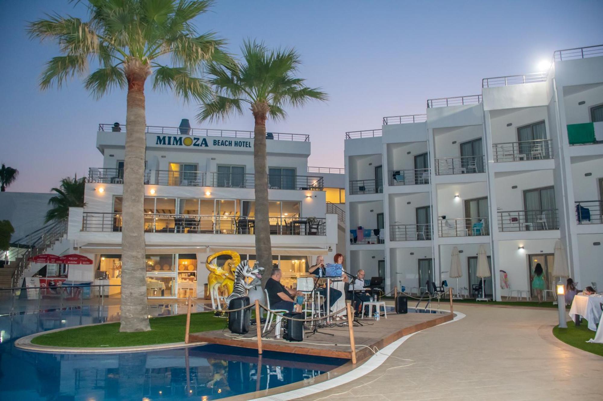 Mimoza Beach Hotel Agios Sergios المظهر الخارجي الصورة