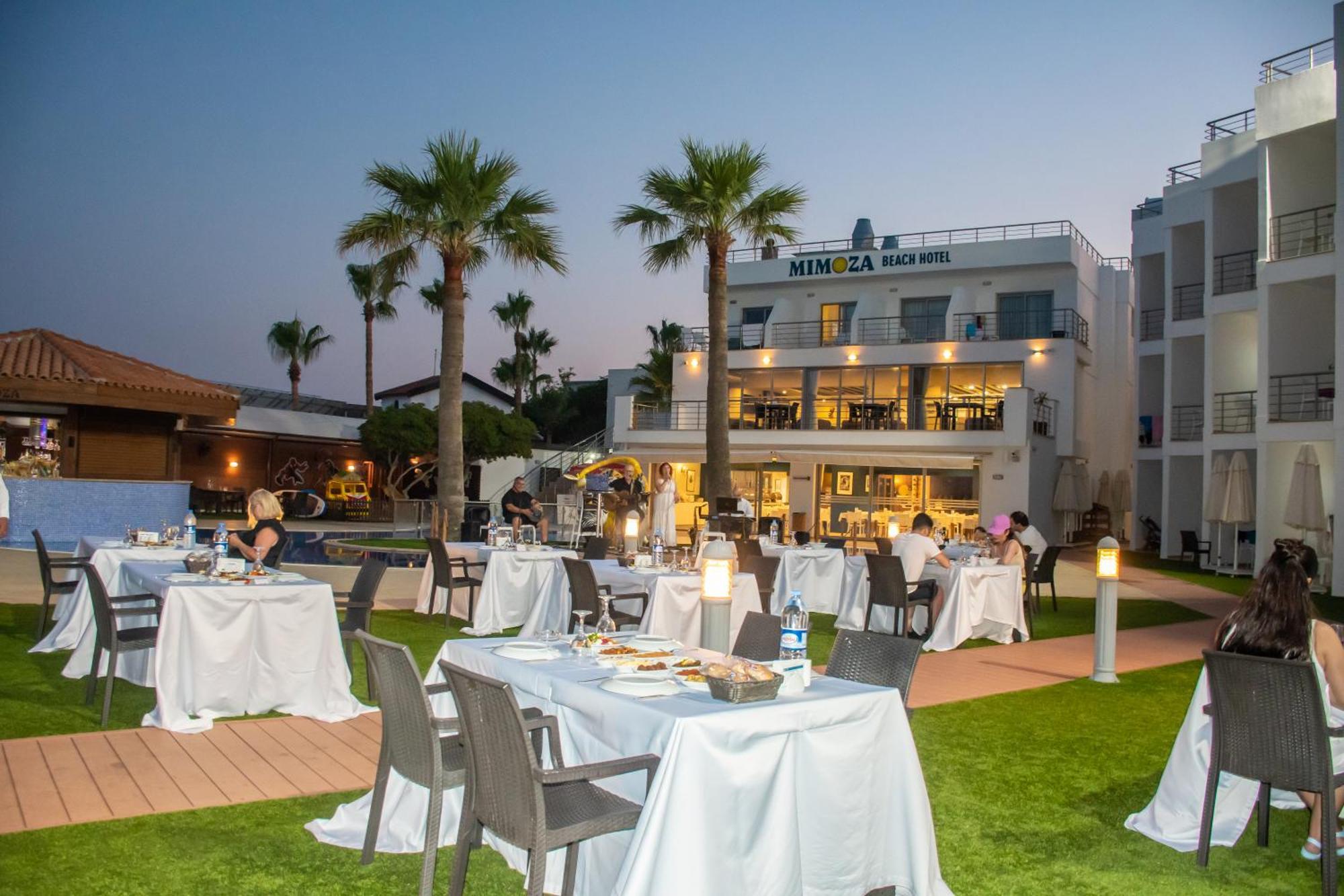 Mimoza Beach Hotel Agios Sergios المظهر الخارجي الصورة
