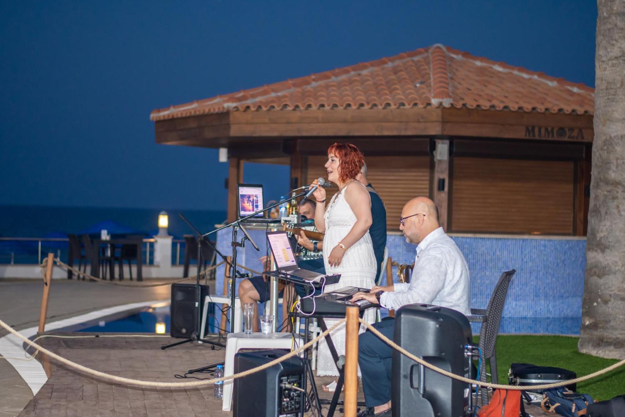 Mimoza Beach Hotel Agios Sergios المظهر الخارجي الصورة
