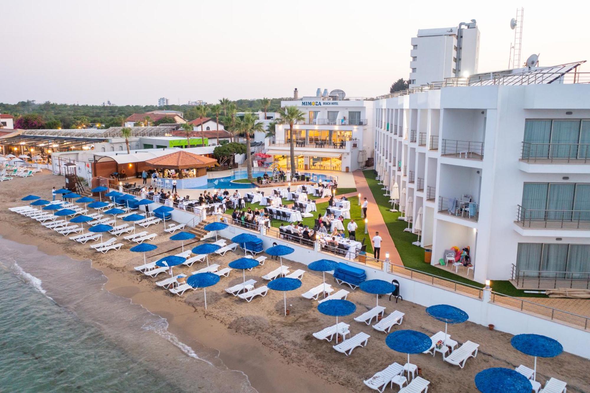 Mimoza Beach Hotel Agios Sergios المظهر الخارجي الصورة