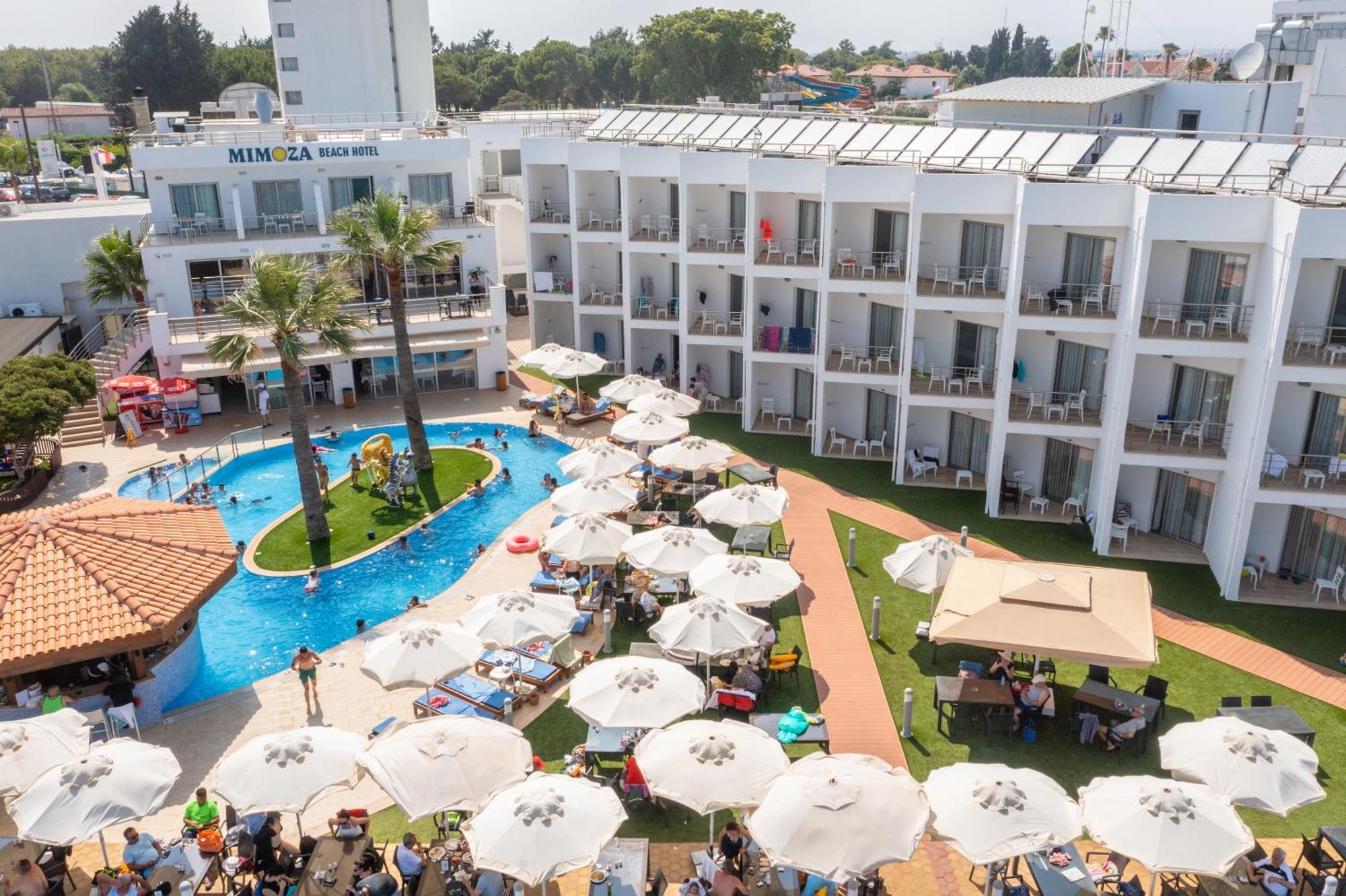Mimoza Beach Hotel Agios Sergios المظهر الخارجي الصورة