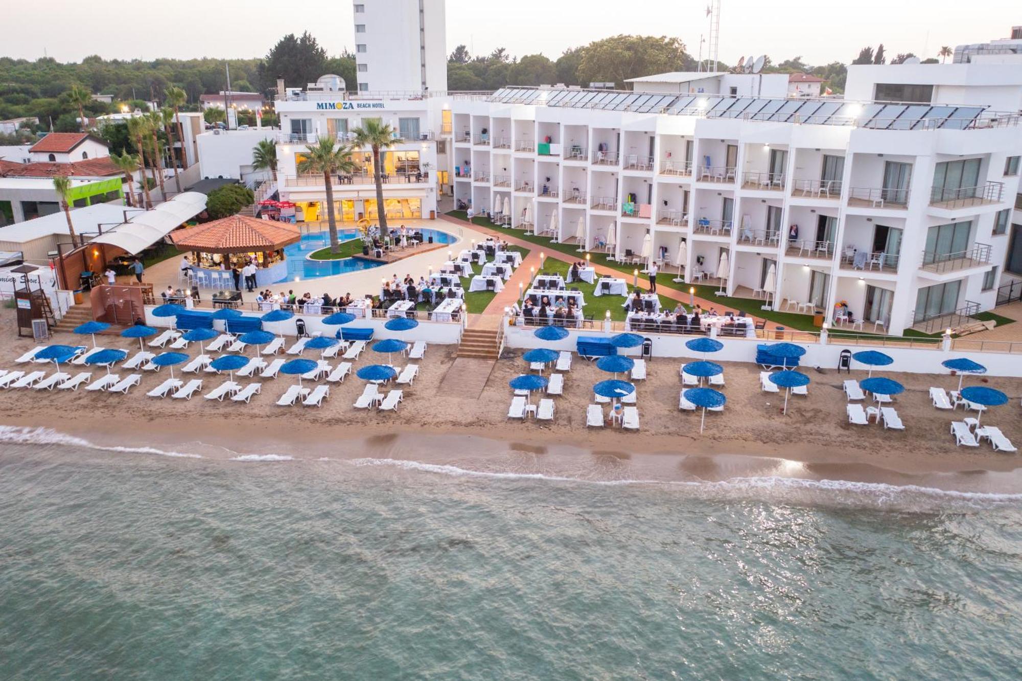 Mimoza Beach Hotel Agios Sergios المظهر الخارجي الصورة