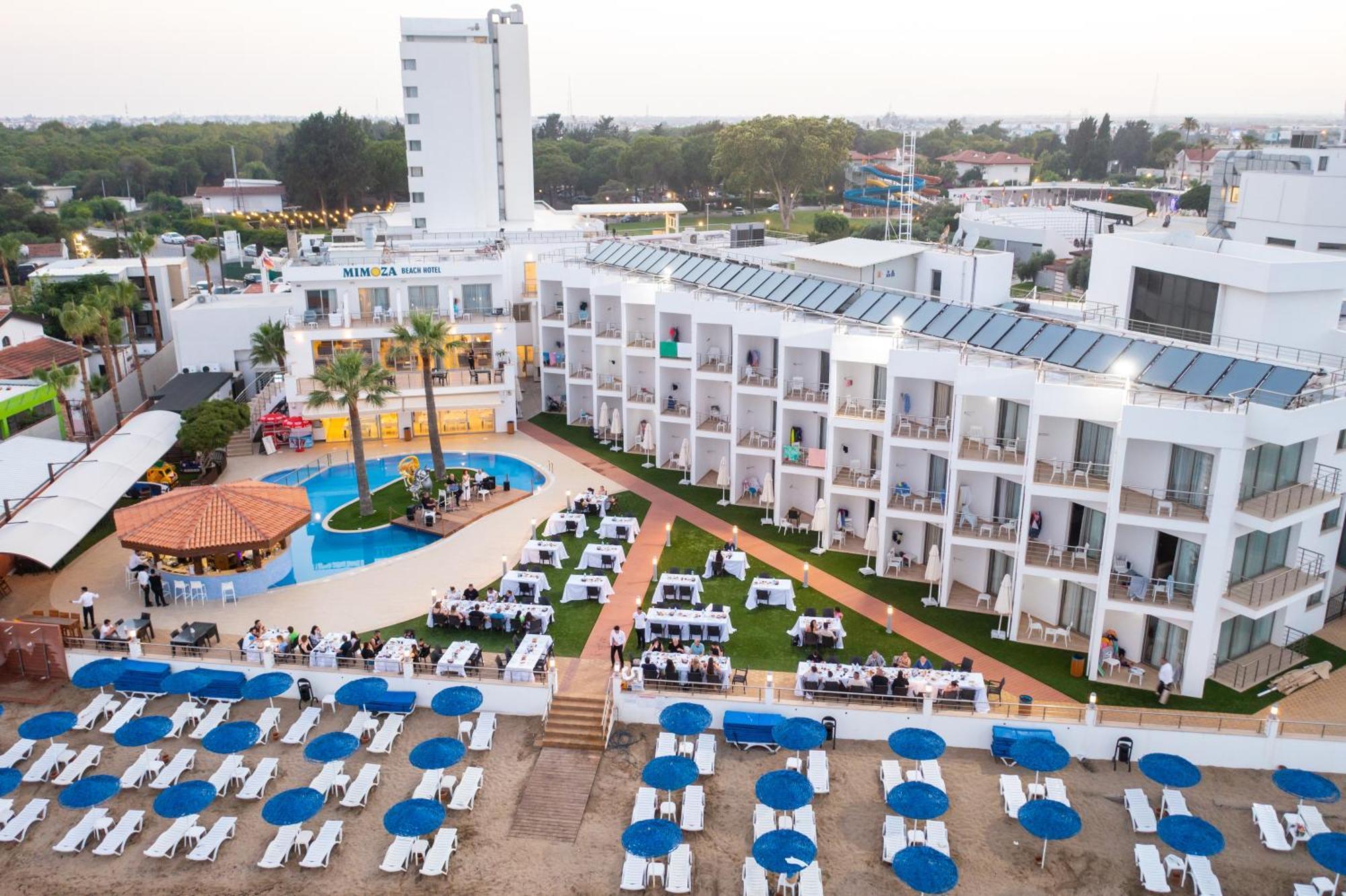 Mimoza Beach Hotel Agios Sergios المظهر الخارجي الصورة