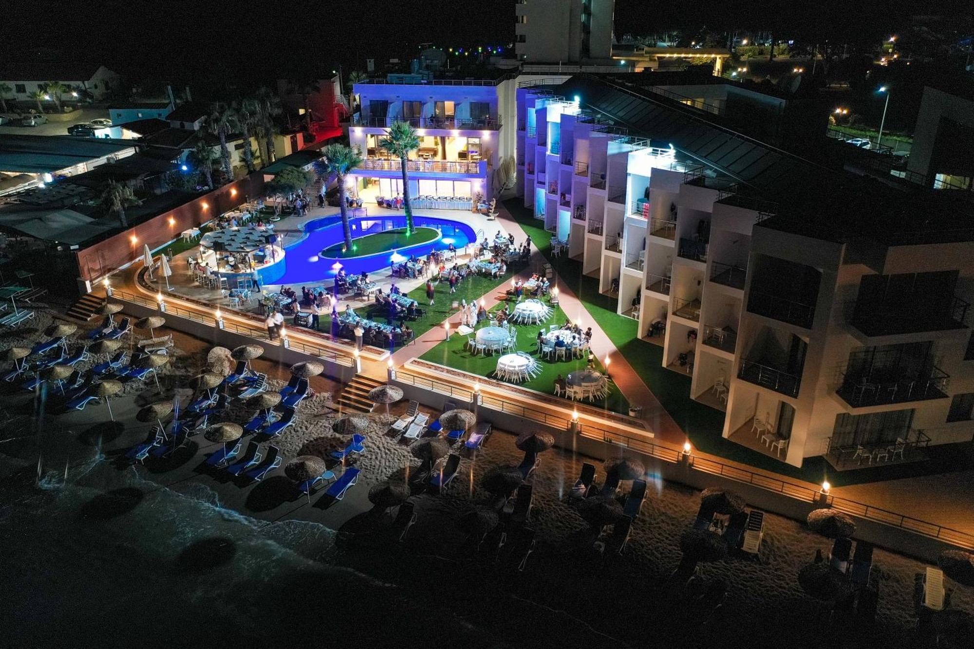 Mimoza Beach Hotel Agios Sergios المظهر الخارجي الصورة