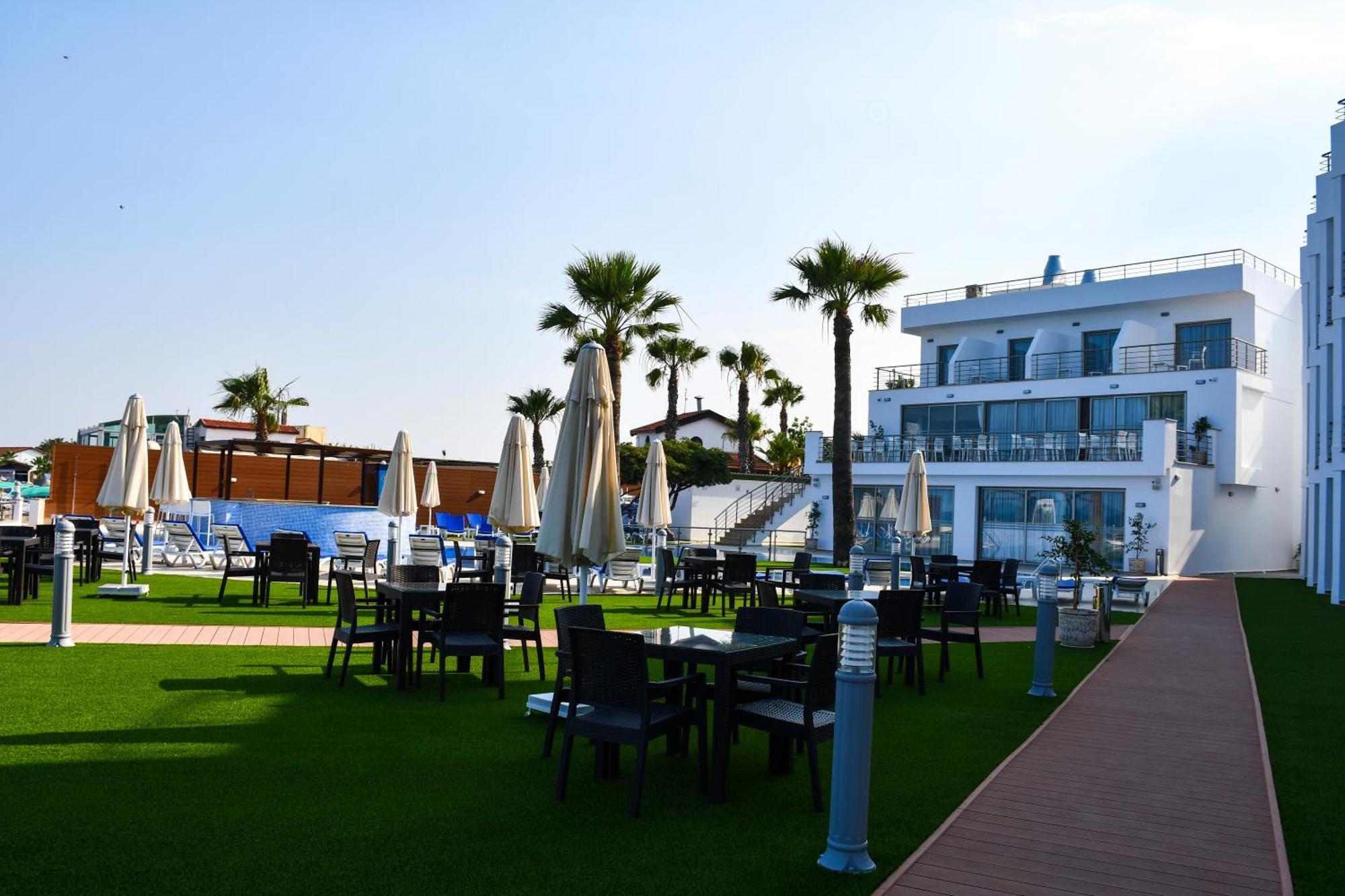 Mimoza Beach Hotel Agios Sergios المظهر الخارجي الصورة