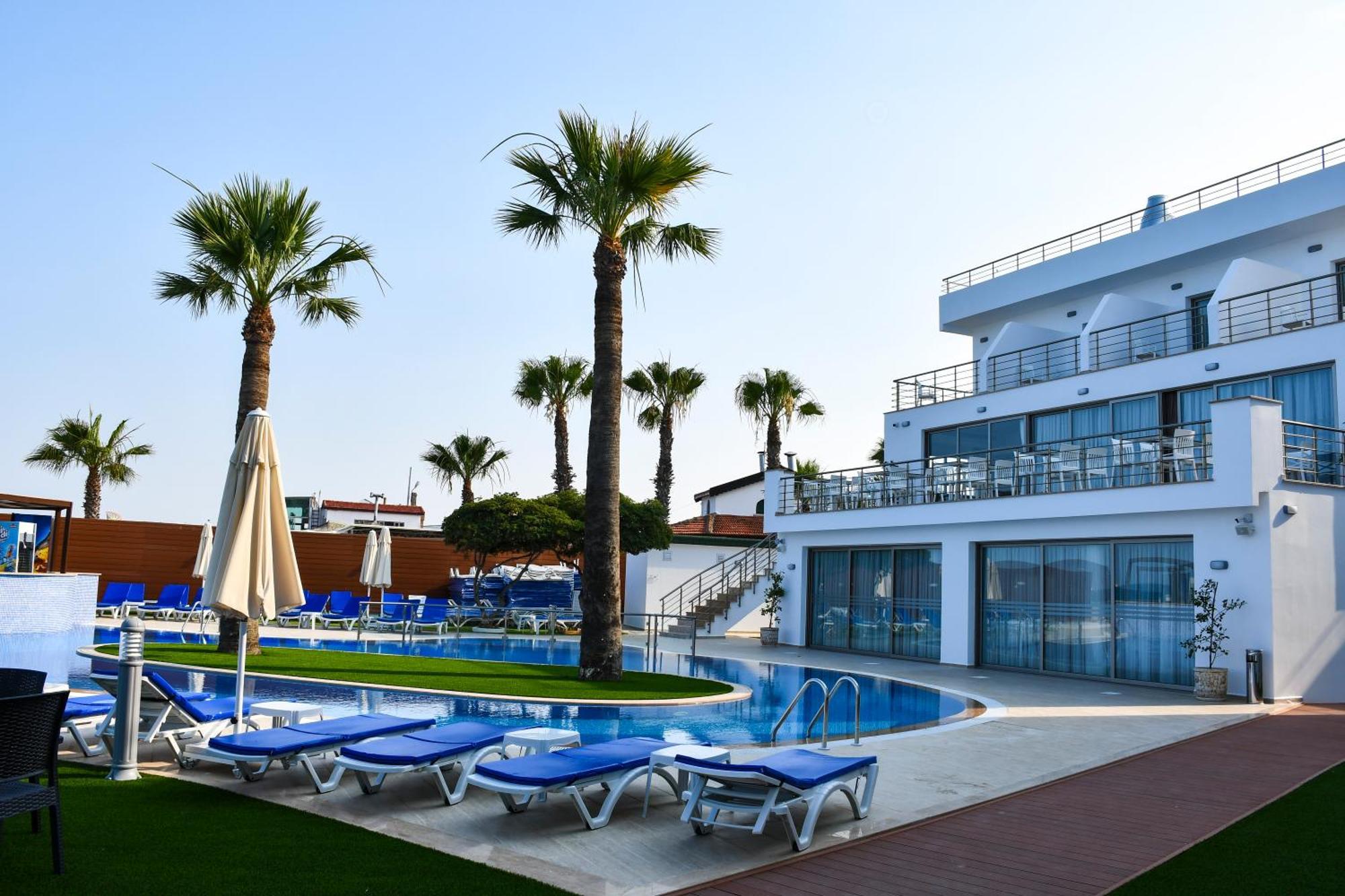 Mimoza Beach Hotel Agios Sergios المظهر الخارجي الصورة