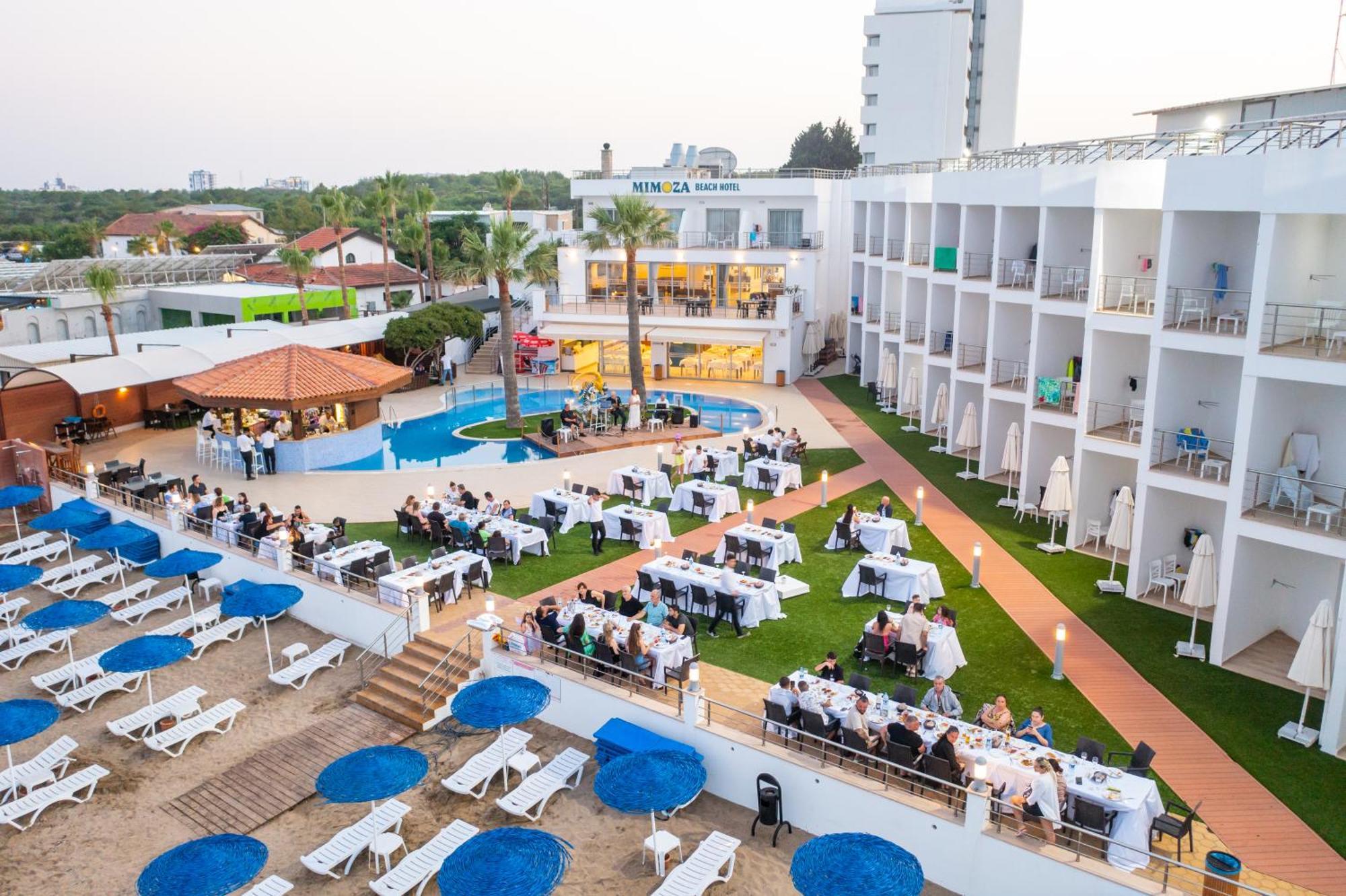 Mimoza Beach Hotel Agios Sergios المظهر الخارجي الصورة