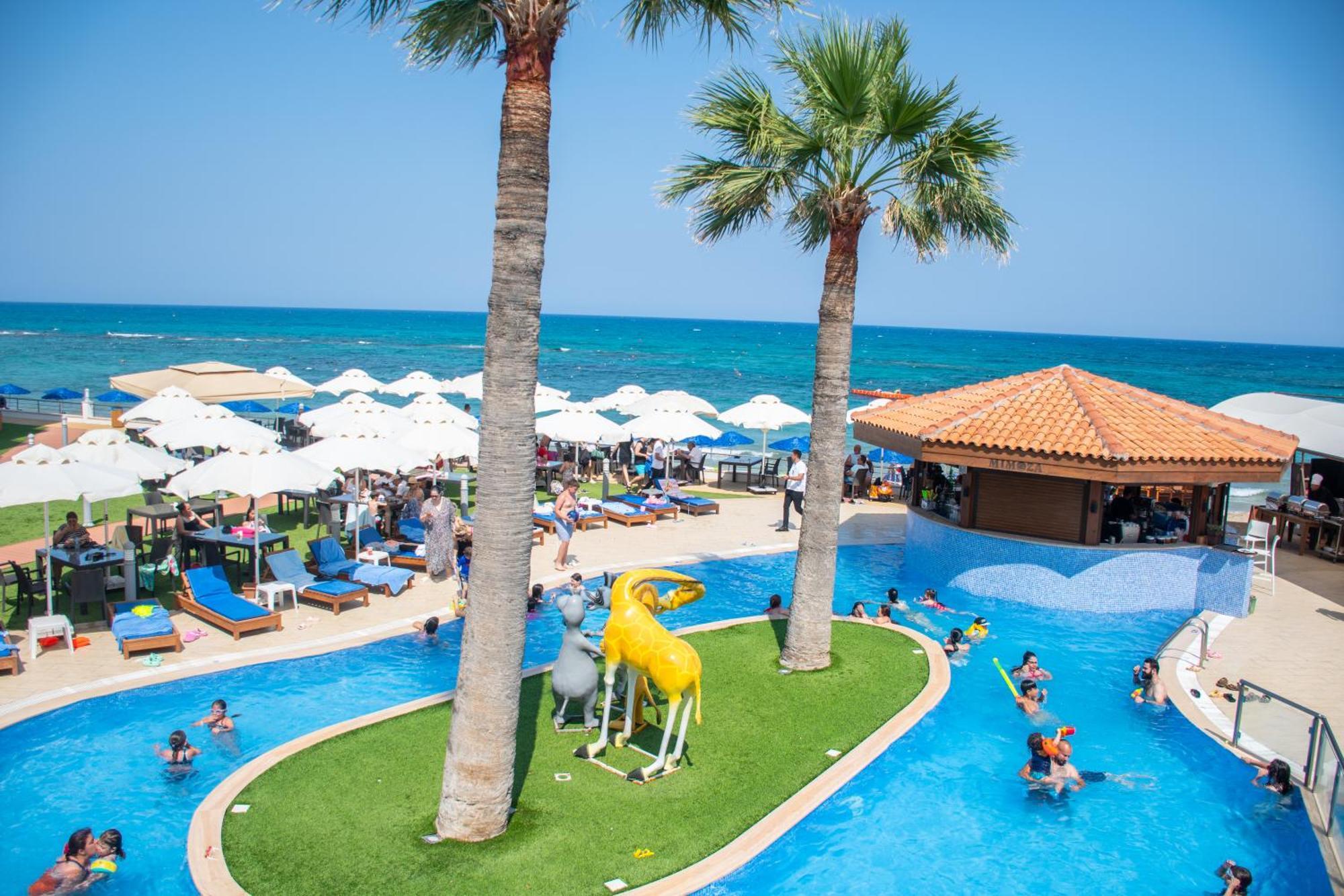 Mimoza Beach Hotel Agios Sergios المظهر الخارجي الصورة