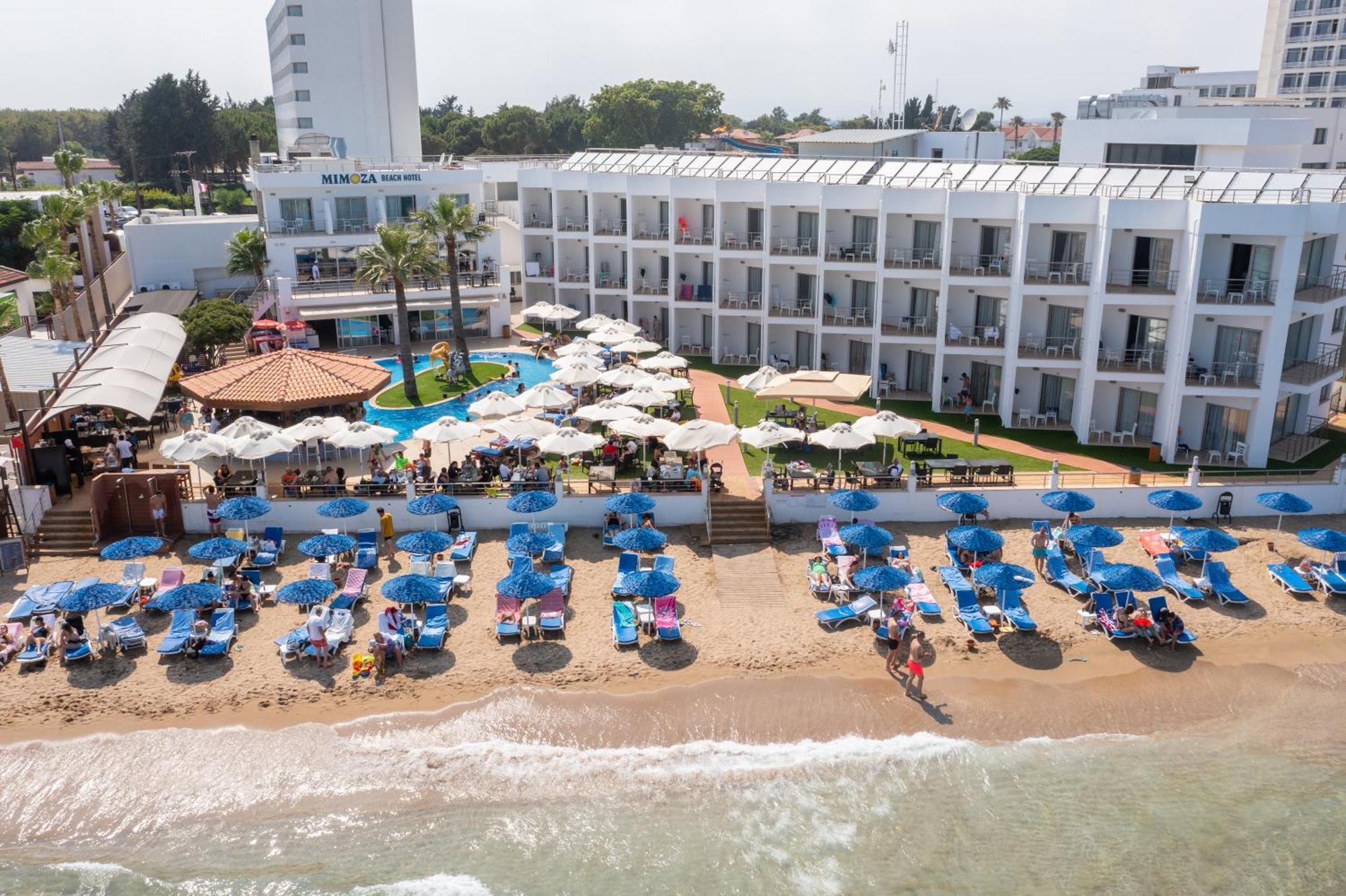 Mimoza Beach Hotel Agios Sergios المظهر الخارجي الصورة